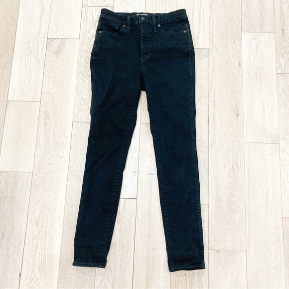 Madewell Black Skinny Jeans High-Waisted - Picture 1 of 6